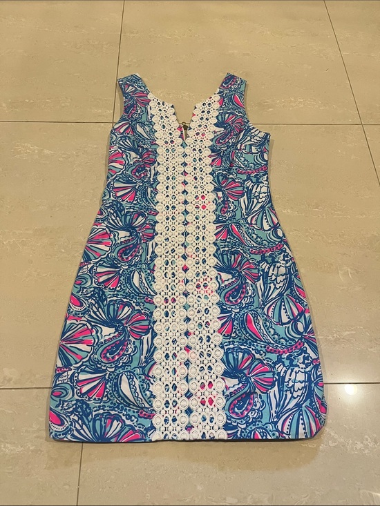 Lilly Pulitzer for Target Dresses & Skirts - Lilly Pulitzer for Target Sleeveless Printed Mini Dress with White Lace Panel